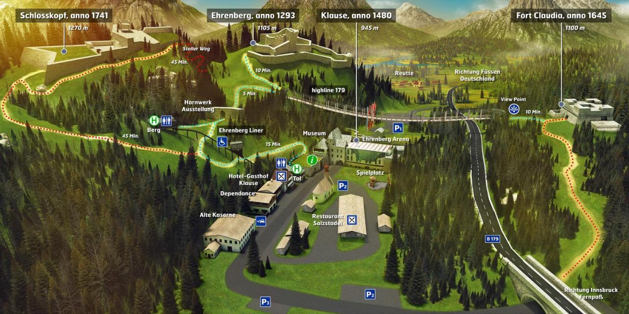 Gasthof Salzstadl Reutte Zewnętrze zdjęcie